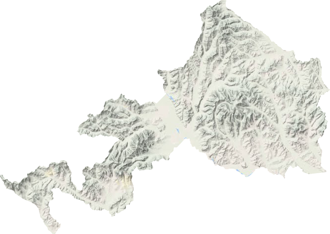 德佰斯鎮地形圖
