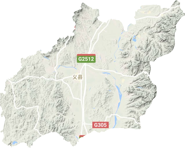 義縣地形圖