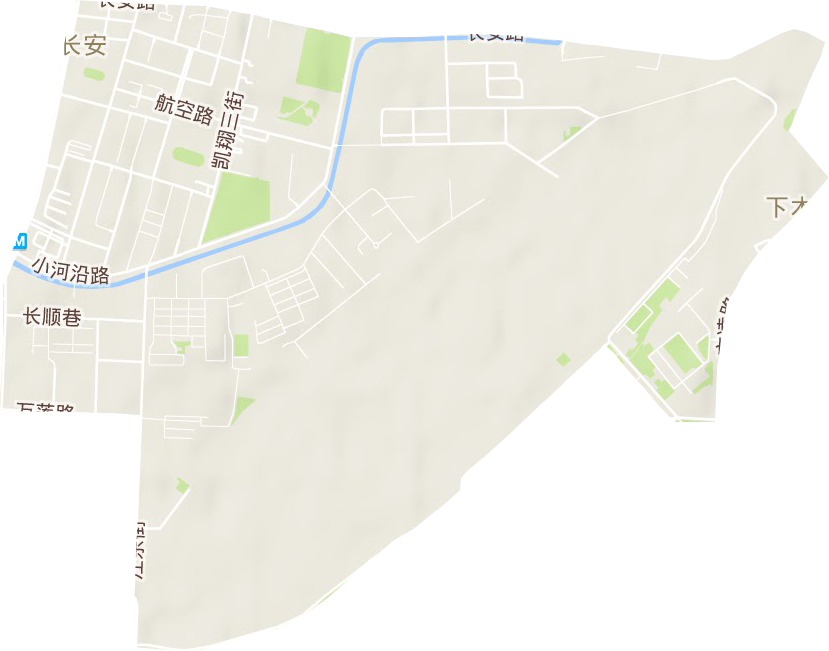 長安街道地形圖