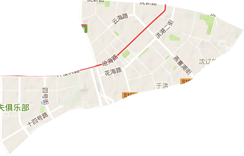 昆明湖街道地形圖