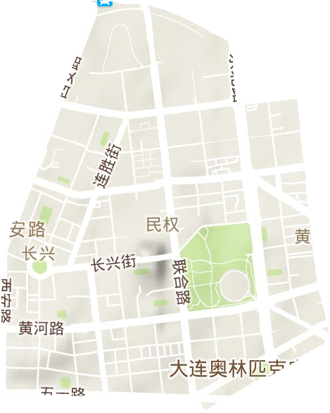 中山公園街道地形圖