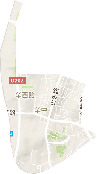 興華街道地形圖
