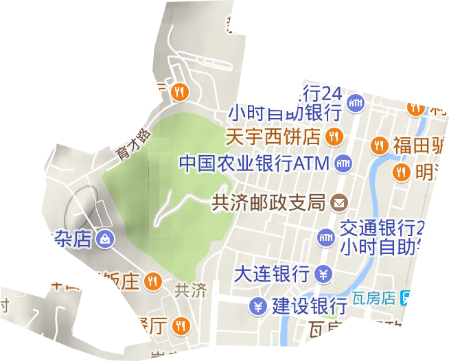 共濟辦事處地形圖