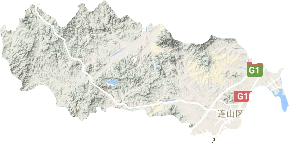 連山區地形圖
