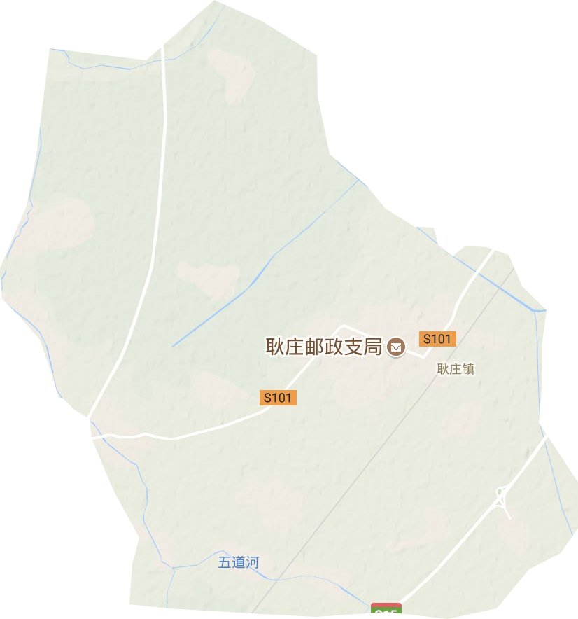 耿莊鎮地形圖