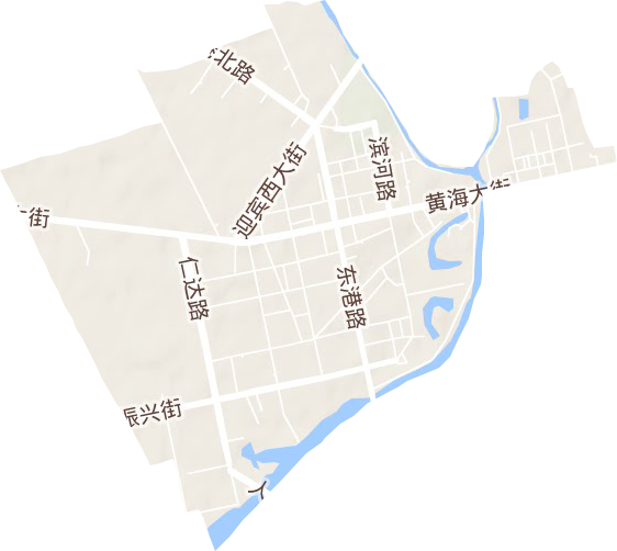 大東街道地形圖