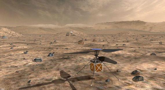 美國宇航局將在2021年放飛首架火星無人直升機